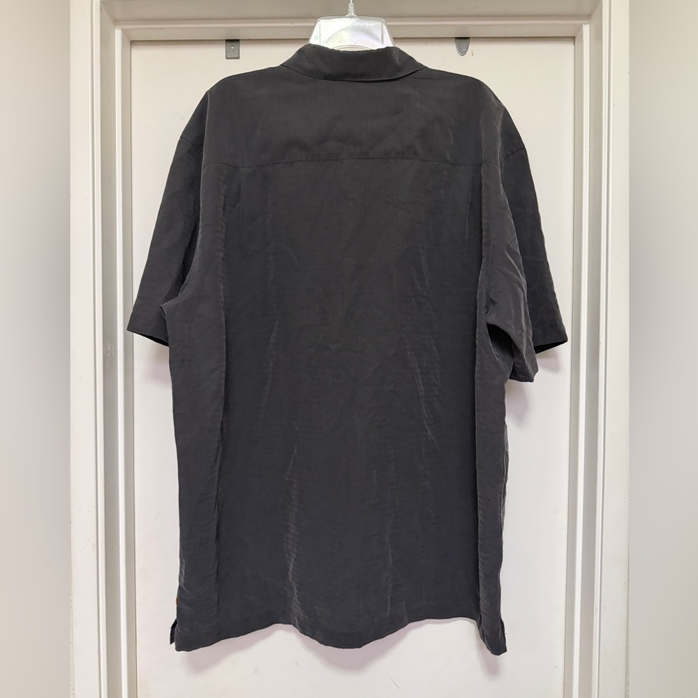 Quiksilver Waterman Centinela Button Down Shirt - Black - size XXL - Picture 5 of 10